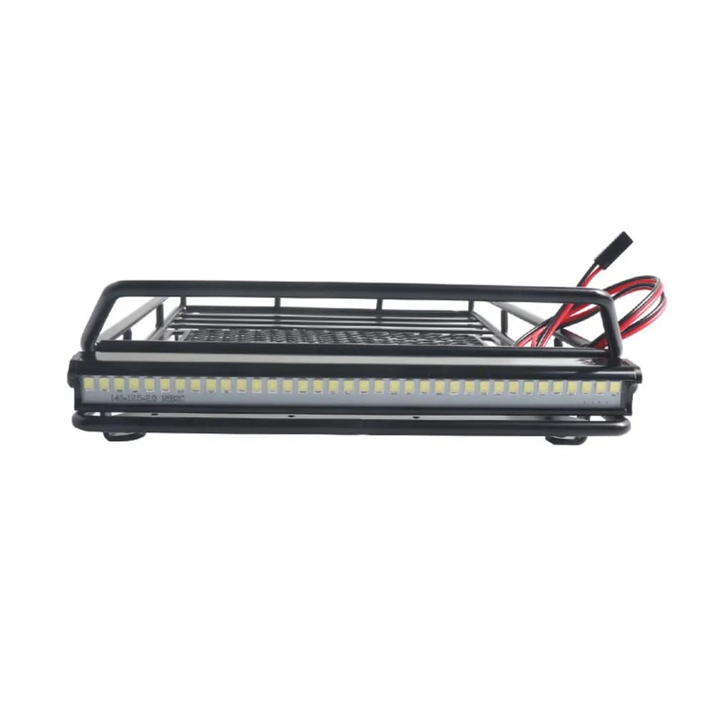 Portapacchi da Tetto per Auto RC Crawler in Scala 1:10, Supporto di Stoccaggio Durevole e Leggero per Trasporto Merci