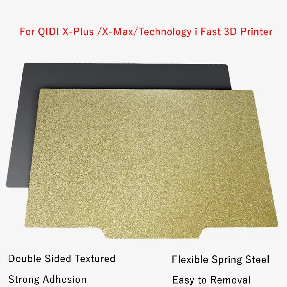 PEI construction plate with QIDI technology for 3D printer X-Plus/X-Max/I fast flexible steel sheet for PEI springs structured on both sides