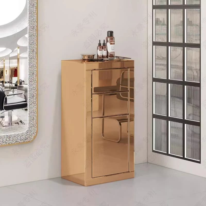 2025 New tool cabinet for European barber cabinet drawer cabinet Hairdresser cabinet Hair dryer for scissors