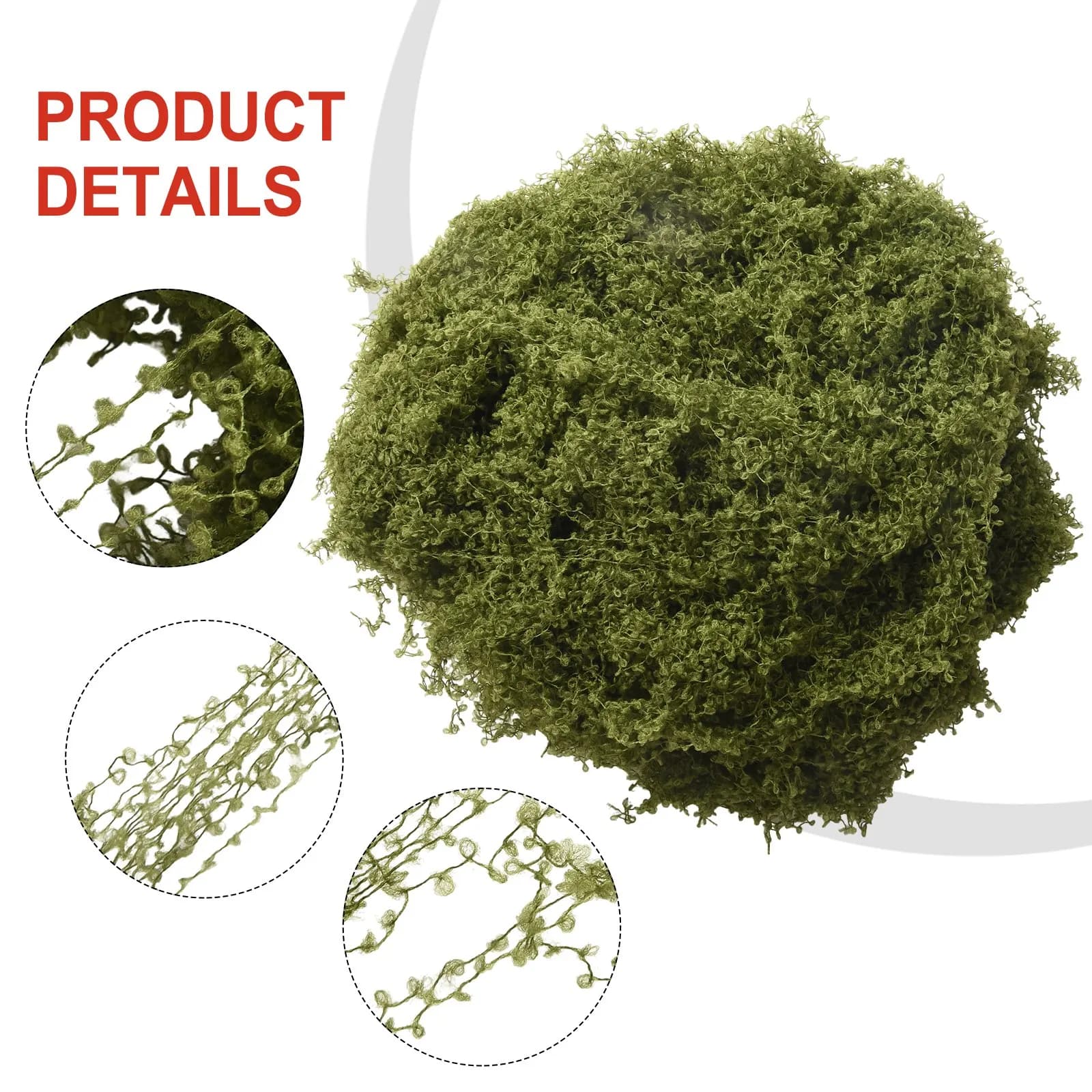 Fake Green Plants Artificial Moss Lightweight And Easy To Tear Natural Green Lichen Elements 21cm*20cm*5cm 50g