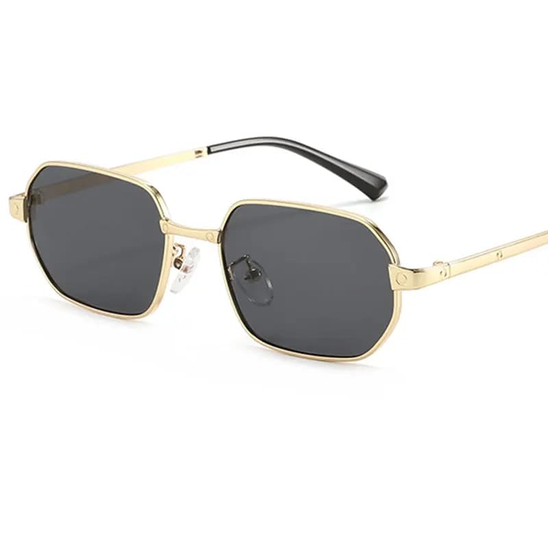 Occhiali da Sole Vintage Rettangolari Donna Uomo 2026 Firmati di Tendenza Occhiali da Sole alla Moda Protezione UV400