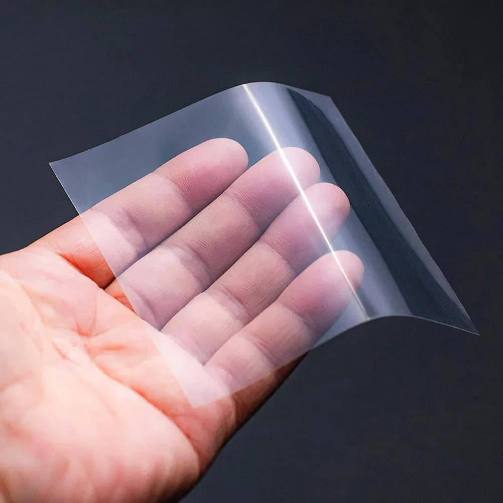 6 Pieces of EFF Film with 3D Printer Spatula, Ultra Transparent, High UV Transmission, Reduced Polymerization Time