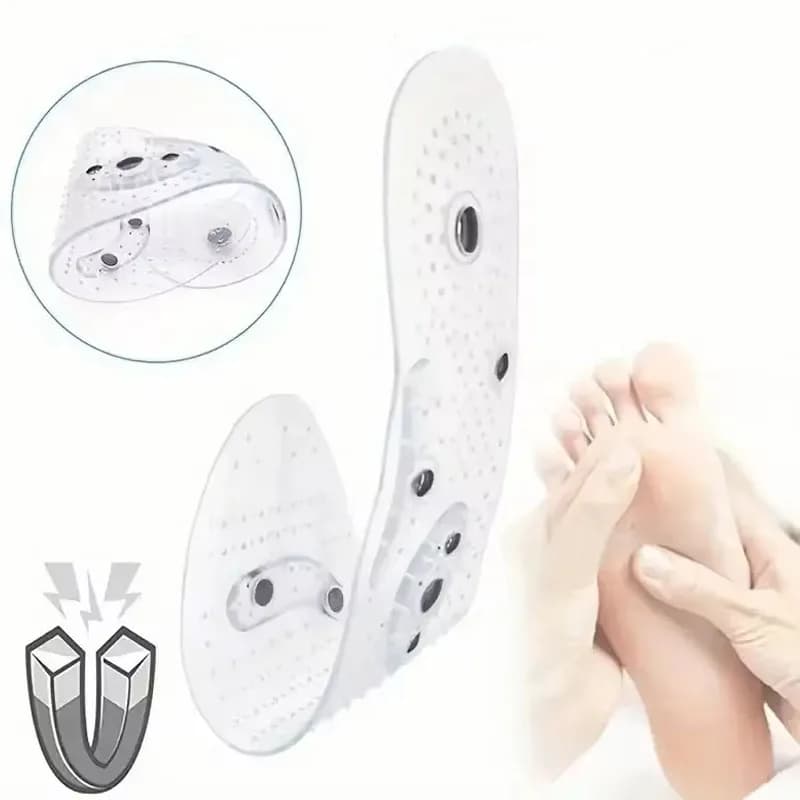1 paio di solette per massaggio ortopedico in silicone per uomo donna scarpe da corsa traspiranti dimagranti cuscino piedi cura solette sportive