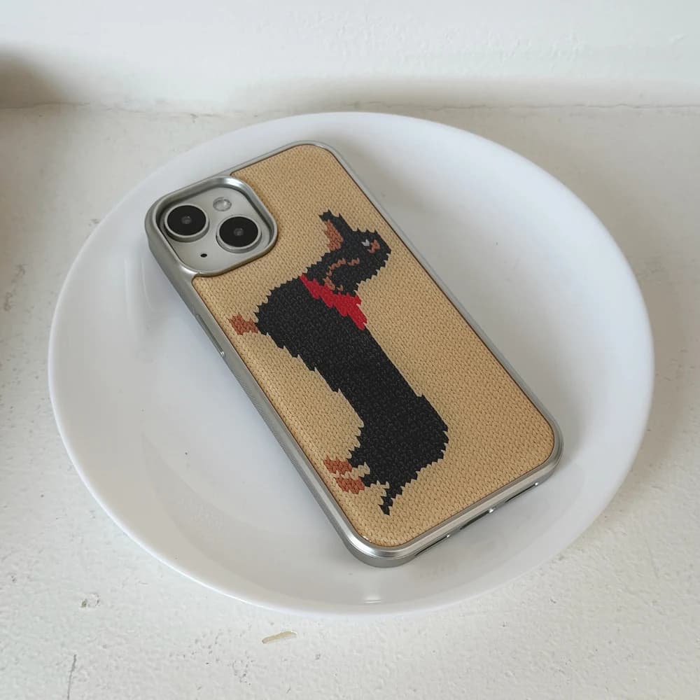 Luxury Cute dachshund Phone Case for iPhone 17 16 15 14 13 12 11 Air Pro Max Plus Luxury Clear Soft Back Cover
