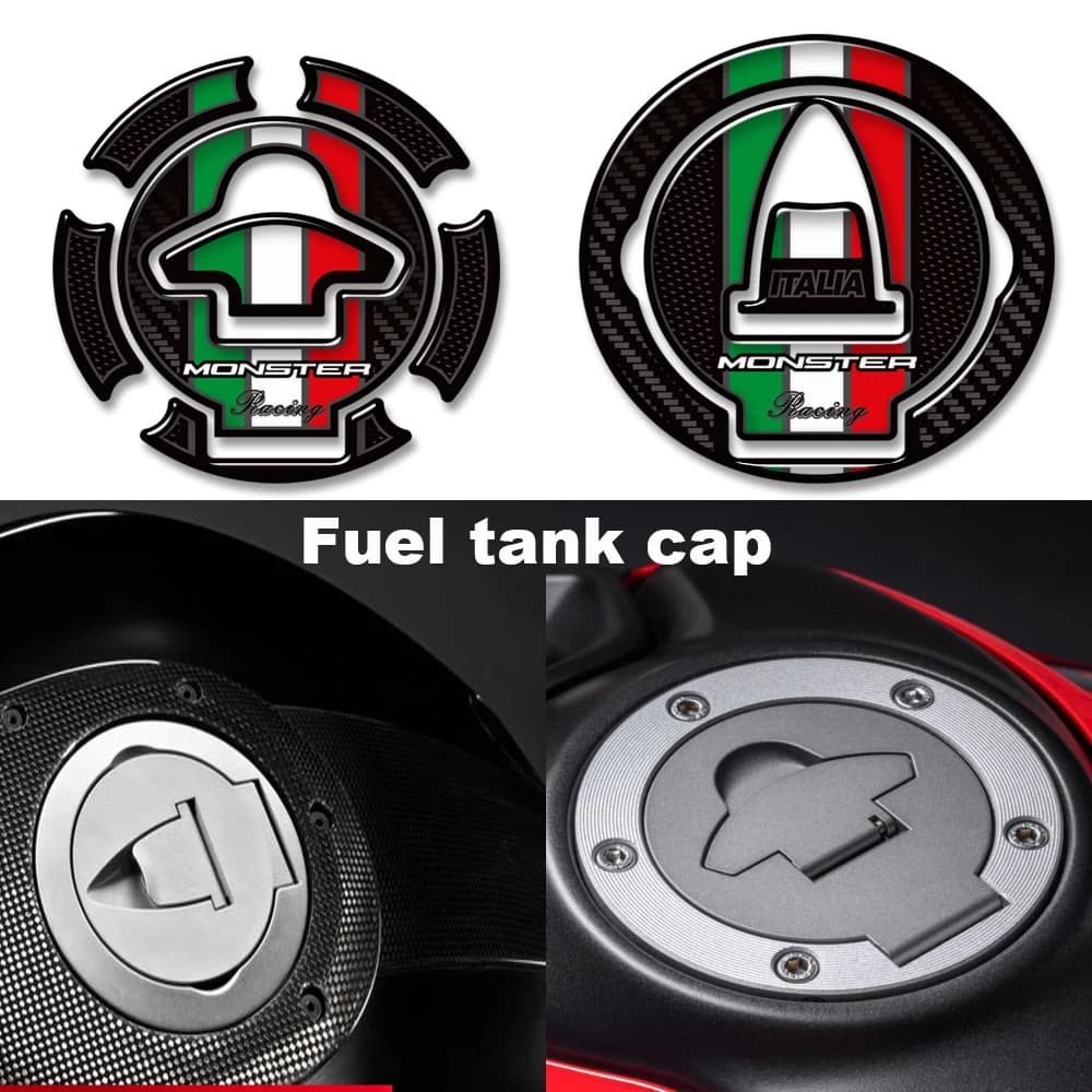 Moto Tappo Del Serbatoio Del Carburante Della Protezione adesivi decalcomanie Per Ducati Monster 620 696 796 800 950 939 821 797 937 1000 1100 1200 SP