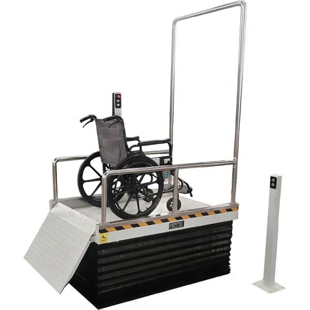 Ascensore per scale per disabili per anziani Tavolo elevatore idraulico elettrico a forbice per la casa per persone disabili