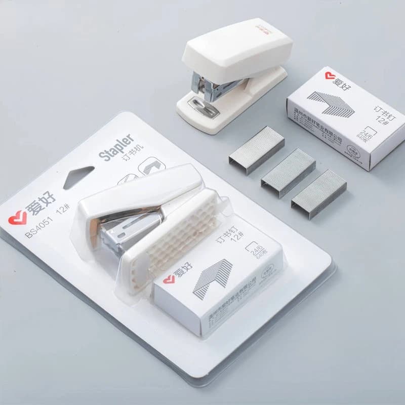 Cucitrice da Ufficio da Scrivania con Graffette per Casa, Scuola, Ufficio, Forniture per Aula, Accessori per Ufficio