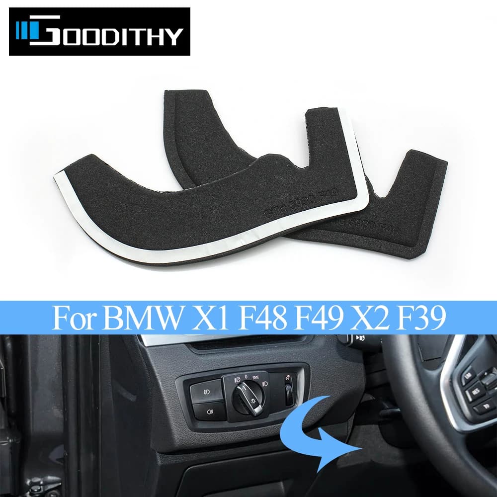 Interior Front Dashboard Steering Wheel Lower Cover Sponge Backplate For BMW X1 F48 F49 2016-2022 X2 F39 2018-2022 51456822057