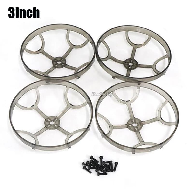 HSKRC Helix protection 85mm 3 inch 3 inch for FPV Cinewhoop channelled 3 inch Cinequeen 1103 1104 1204 DIY spare parts