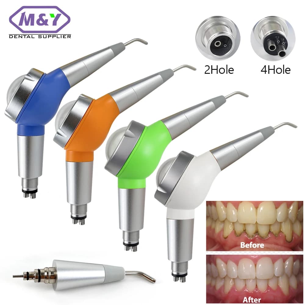 Lucidatura ad aria dentale 2/4 fori Easy Jet Igiene orale Profilazione dentale Jet Lucidatore ad aria Sbiancamento dei denti Prodotto per odontoiatria