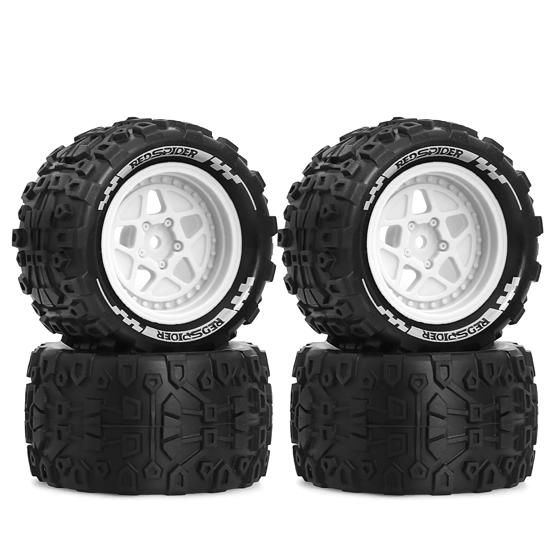 Pneumatici in scala 1/18 per ARRMA TYPHON & GRANITE GROM: Pneumatici Monster Truck, Pneumatici Mini Granito