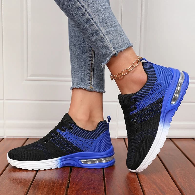 Women's Casual Sneakers Comfortable Breathable Non-slip Mesh Road Women Running Shoes Suitable for Fitness Camping Commute