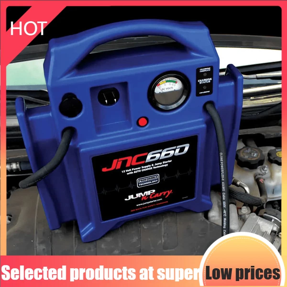 Avviatore di Emergenza JNC660 Jump-N-Carry 1700 Amp di Picco 12 Volt - Articolo Competitivo