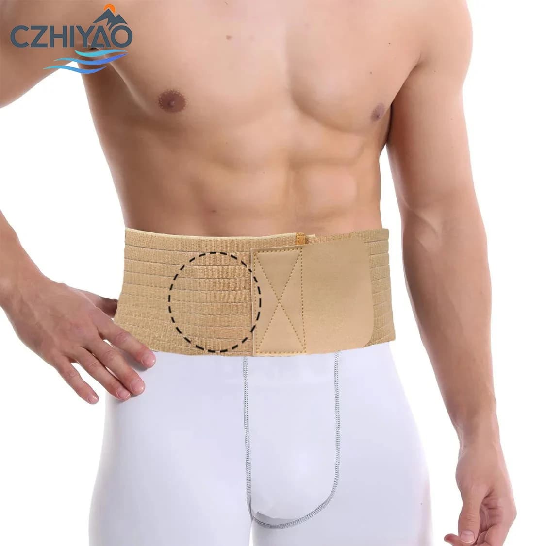 Powerlifting Work Belt Adjustable waist support belt with pressure pad Pain relief for abdominal hernia for gym ride
