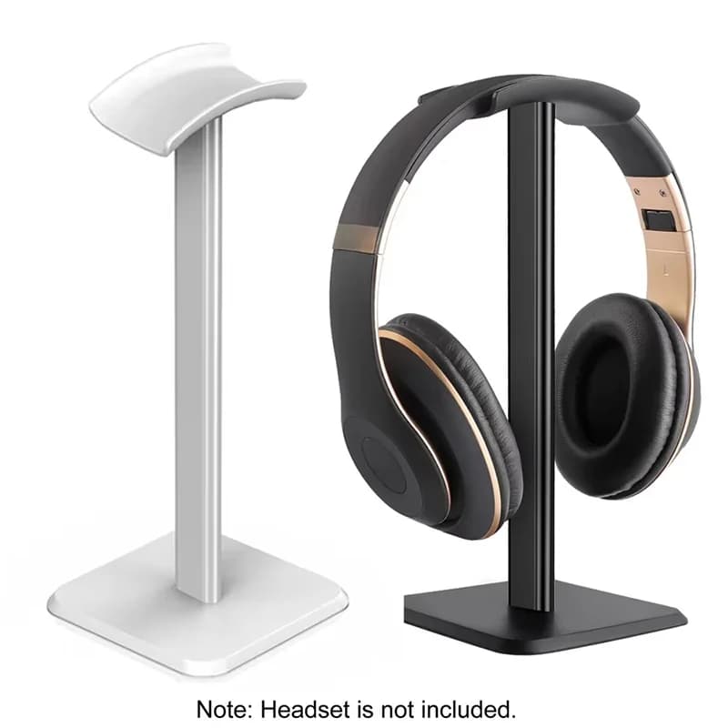 Aluminium Alloy Metal Headset Stand Holder Headphone Rack Earphone Desktop Stand Headphone Hanger Display Rack For Game Earphone