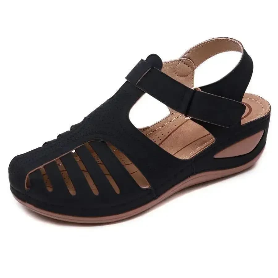 Sandali da donna Estate Bunion Corrector Scarpe da donna Premium Sandali con tacco ortopedici Zeppa Scarpe vulcanizzate Pantuflas Mujer