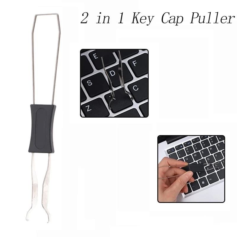 Multipurpose Mechanical Keyboard Cover Extractor 2 in 1 Button Extractor for Universal Keyboard Shaft Removal Accessories