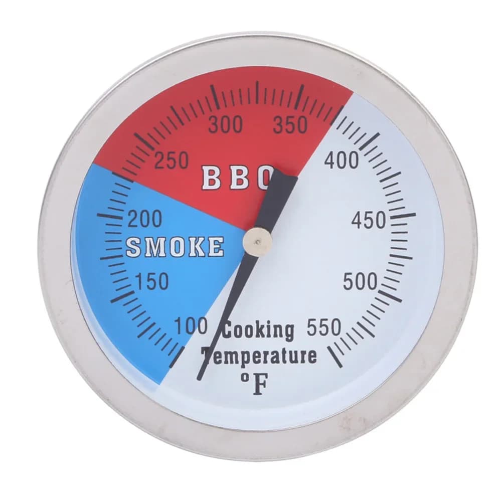 Termometro per cottura ad alta temperatura, strumento per barbecue, indicatore di temperatura, diametro 80 mm, termometro per forno, corpo in acciaio inossidabile