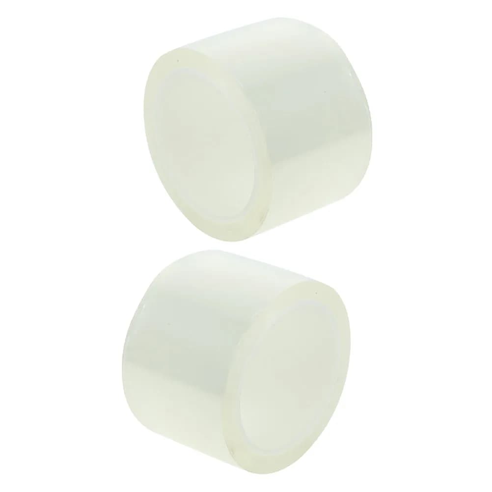 2 Rotoli di Nastro Sigillante Acrilico Trasparente Resistente, Guarnizione per Finestre, Blocca-vento per Porte, Nastro per Condizionatori, Protezione da Vento, Sabbia e Polvere