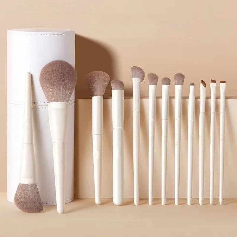 Set di pennelli per trucco professionale da 5/7/10/12 pezzi | Kit di Pennelli Cosmetici per Fondotinta, Blush, Ombretto e Contouring