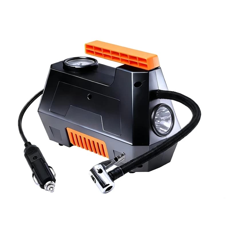 Pompa Gonfiagomme Portatile per Auto 12V, Comoda Pompa Elettrica per Pneumatici