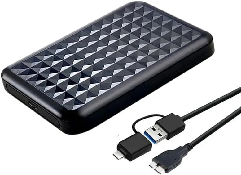 Hard Disk Esterno Portatile Ultra Sottile da 2.5'' USB 3.0 per PC, Mac, Laptop, PS4, PS5, Xbox One (750GB)