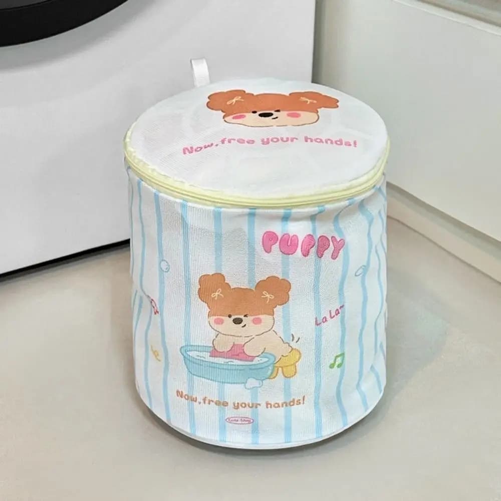 Set of 4 Bags for Bear Shaped Bucato, Anti-deformation, Anti-winding, Net Bag for Puppies, Protective with Hinge