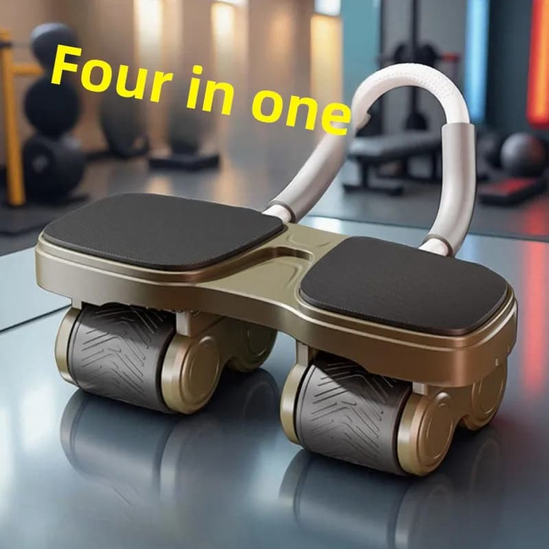 Multi Functional Ab Rollers Four-wheel Abdominal Exercise, Flat Support Four in One Home Fitness Equipment for Mountain Climbing