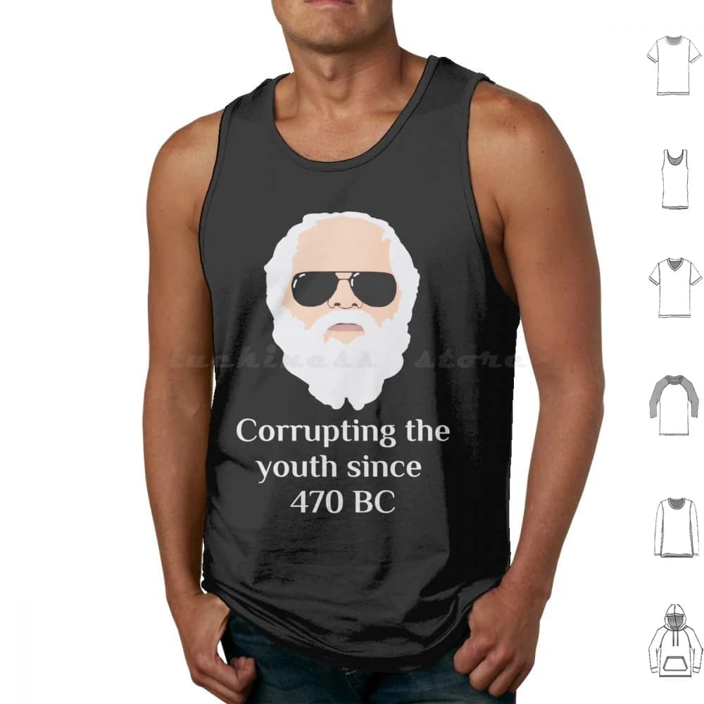 Socrate Corrompere la vita giovanile Thug T-shirt essenziale Canotte Canottiere senza maniche Socrates Corrupting The Youth Thug Life