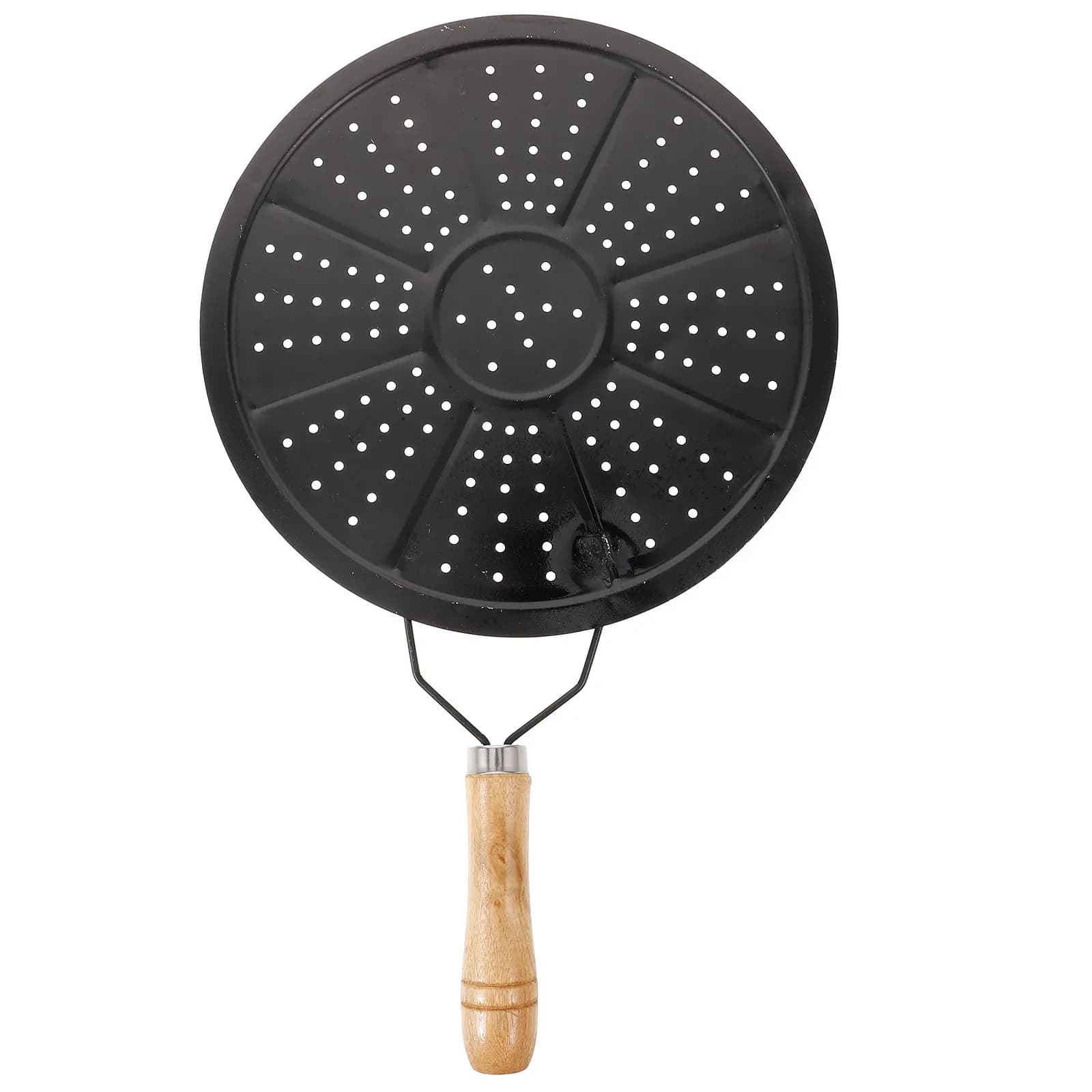 Elegante Sottopentola Rustico in Ferro e Legno, Isolante per Piano Cottura, Diffusore di Calore per Piani a Induzione, Gas, Vetroceramica, Tappetino da Cucina
