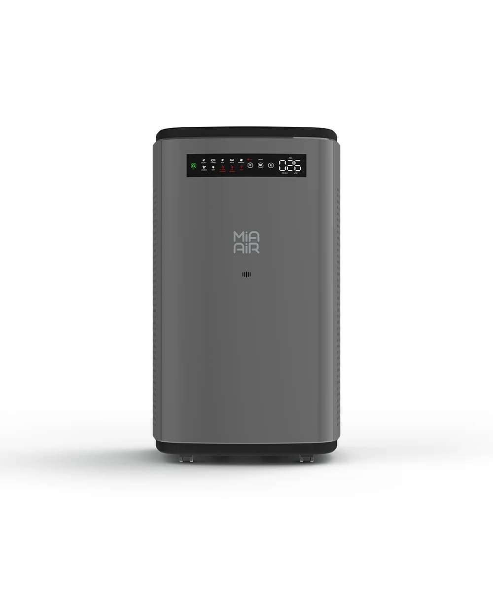 Purificatore d'Aria Intelligente con Filtri HEPA e Carbonio, per Polvere, Polline, Peli di Animali, Odori, CADR 900 m3/h, 100 m2, Certificato ISO, CE, Energy Star