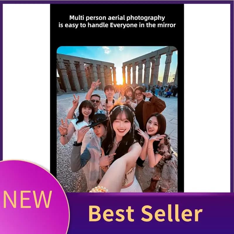 M07K-CL07 Screen Mirroring Selfie Stick WIFI Projection Screen Tripod Display Real-time Selfie Monitor for Smartphone Vlog