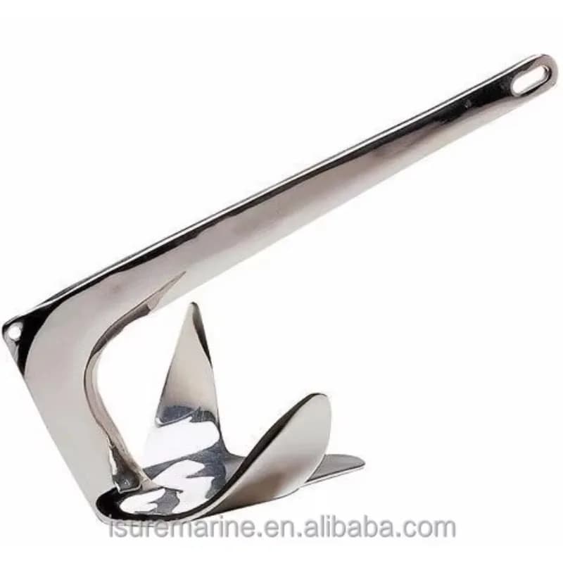 316 Stainless Steel Claw Boat Anchor for Boats Marine Dinghy Yacht Kayaks