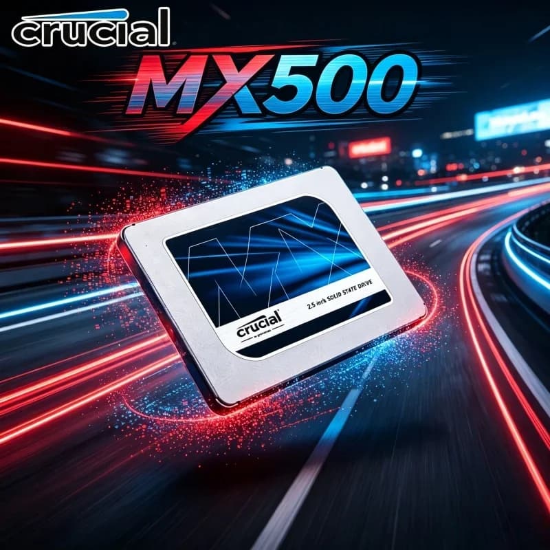 Original Crucial MX500 SATA3 2.5 Inch SSD 3D NAND Solid Disk 2TB High Performance Storage Hard Drive Replacement For Notebook PC