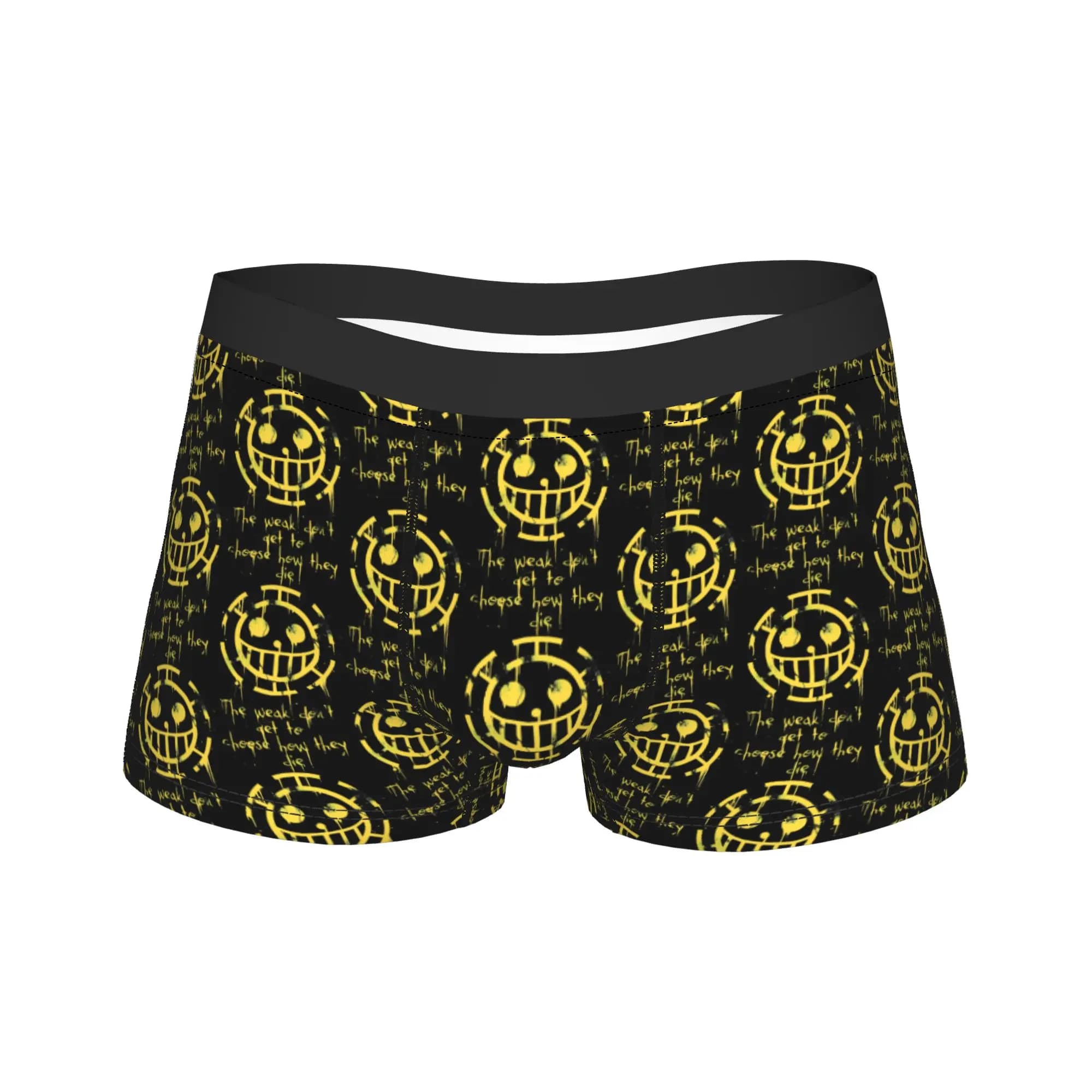 Boxer One Piece The Weak Don't Get To Choose How They Die Pantaloncini Mutande Slip Intimo da uomo per uomo taglie forti