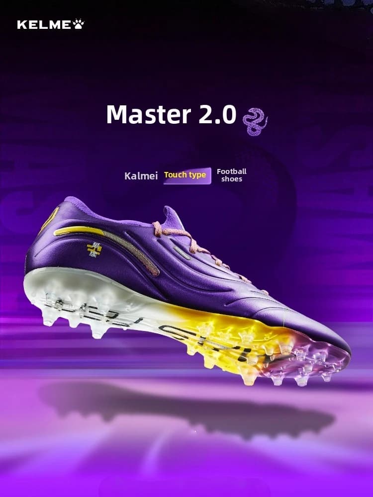 Kelme Scarpe da calcio professionali da uomo per partite Scarpe da calcio antiscivolo per interni Mg Scarpe da calcio per prato all'aperto con unghie corte