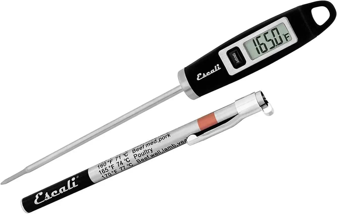 Termometro Digitale per Carne con Sonda Extra Lunga, Certificato NSF, Veloce e Preciso