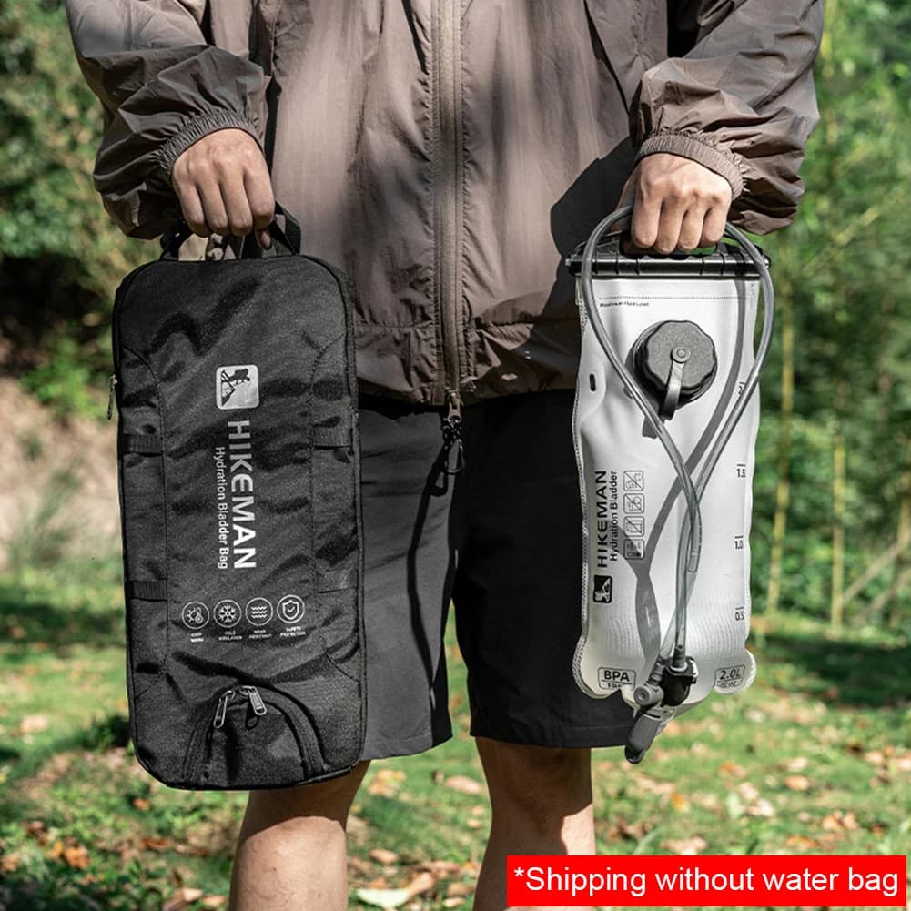 Insulated thermal bag suitable for 1-2 liters and 2-3 liters water resistant hydration insulating sleeve for camping skis