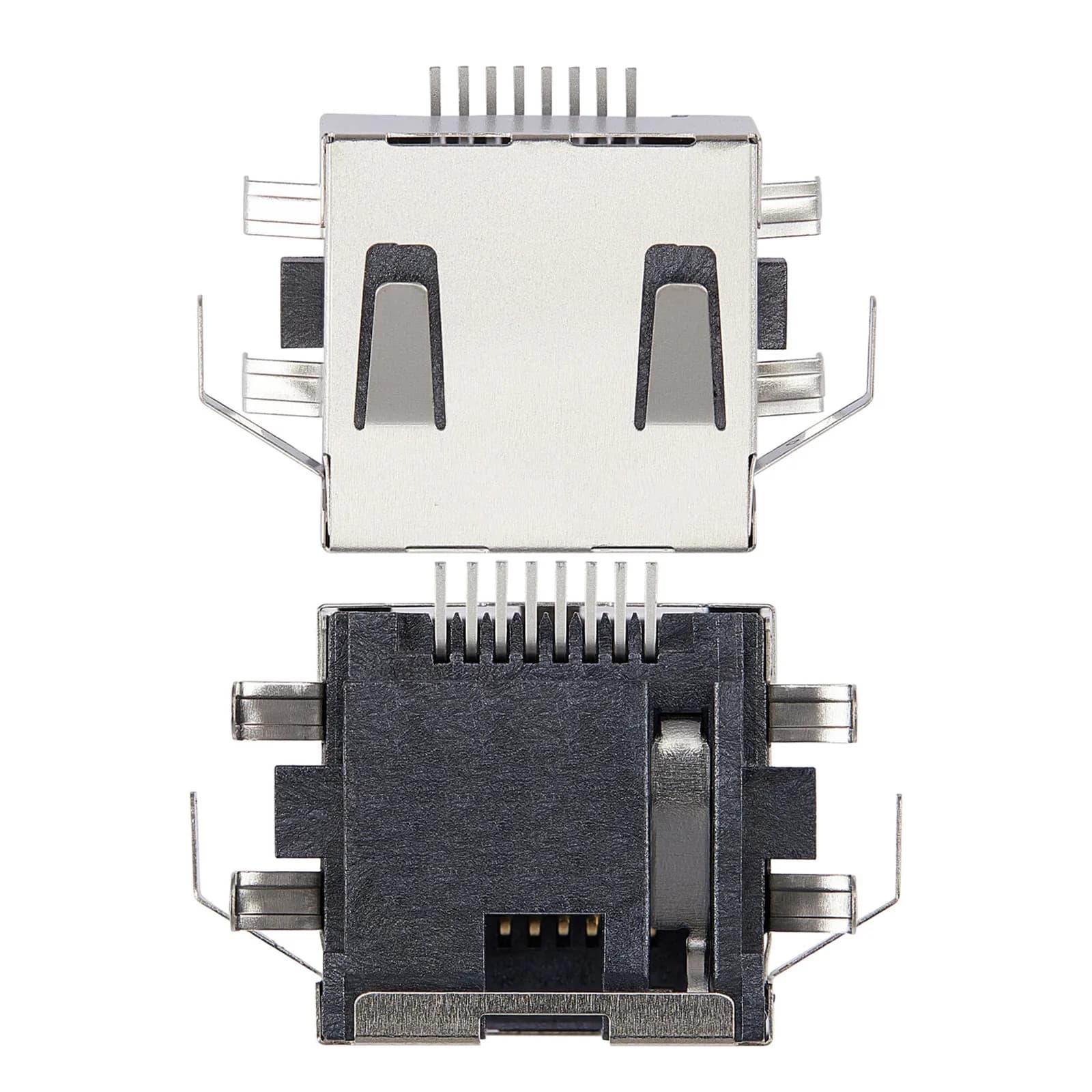 1Pc RJ45 8pin Jack porta di rete per PS4 per PS5 Console di gioco interfaccia di rete porta Ethernet connettore presa accessori di gioco