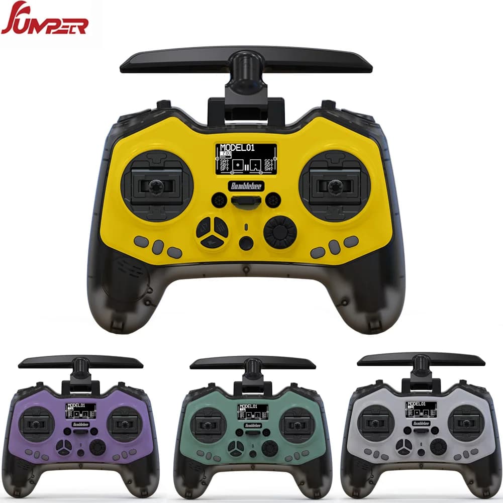 JUMPER Bumblebee Trasmettitore Telecomando 2.4GHz Sensore Hall Gimbals Trasmettitore radio ELRS integrato da 1000 mW per RC FPV Drone