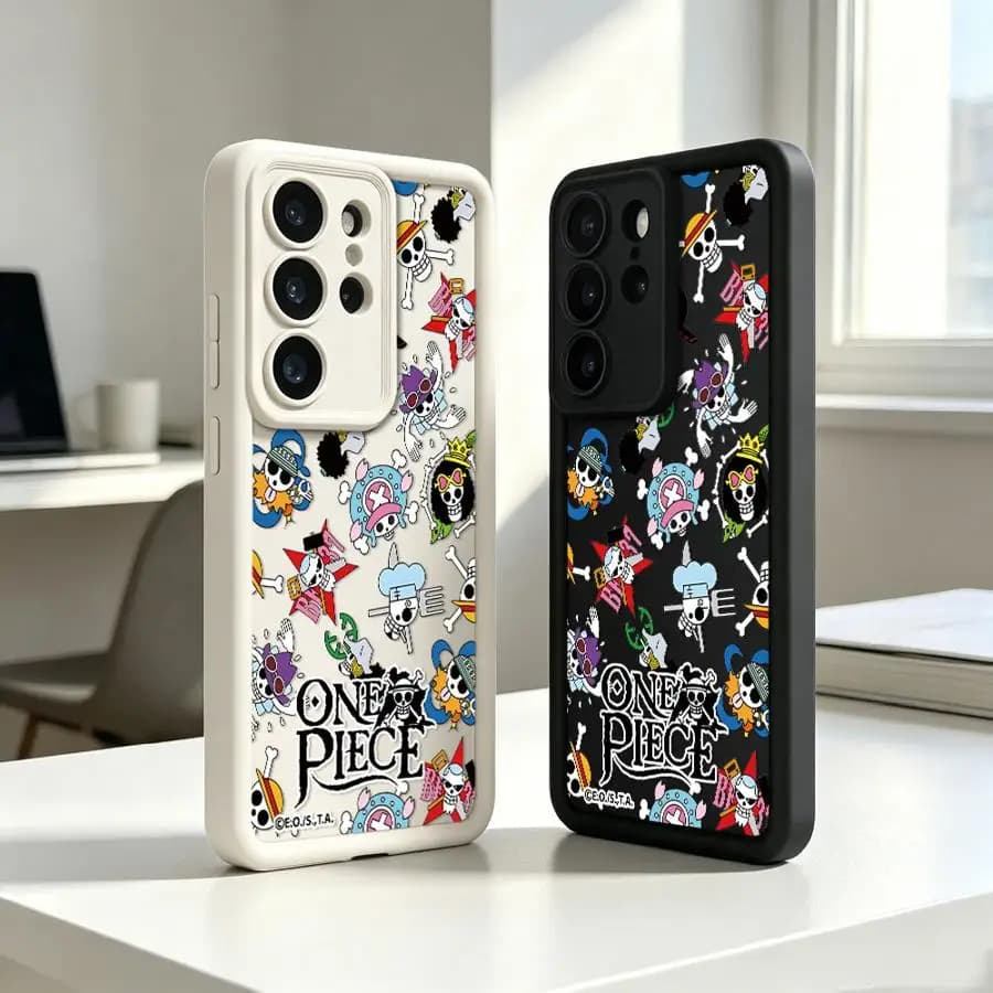 Case for Samsung Galaxy S26 S20 FE S23 S24 ultra S25 S21 S22 Plus Note 20 Ultra Phone Cover One Piece Logo