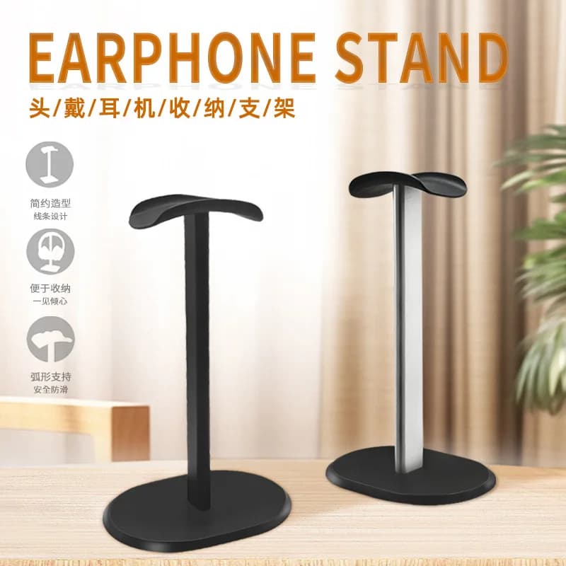 Hot Aluminum Alloy Headphone Stand for Apple Airpods Max Holder Metal Hanging Rack for Sony Sennheiser Headset Display Bracket