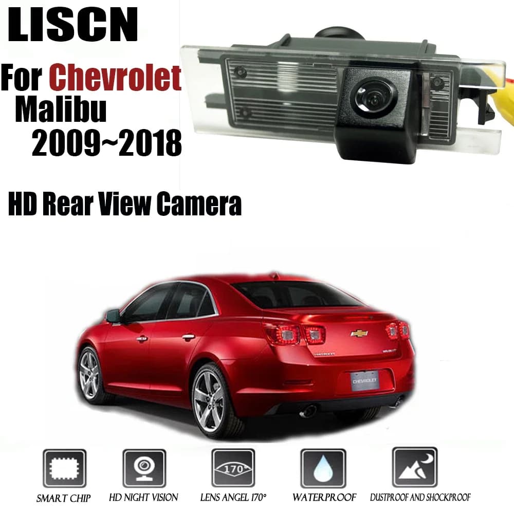 Telecamera posteriore per Chevrolet Malibu 2009 ~ 2018 2012 2013 2015 2016 telecamera di backup/visione notturna CCD/telecamera targa retromarcia