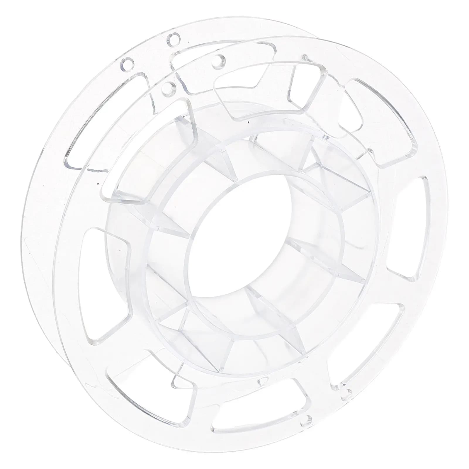 200G Empty Filament Spool Reusable Pc Plastic Reel Holder for 3D Printing Filament Storage Refill Winding Reel for Pla ABS Petg