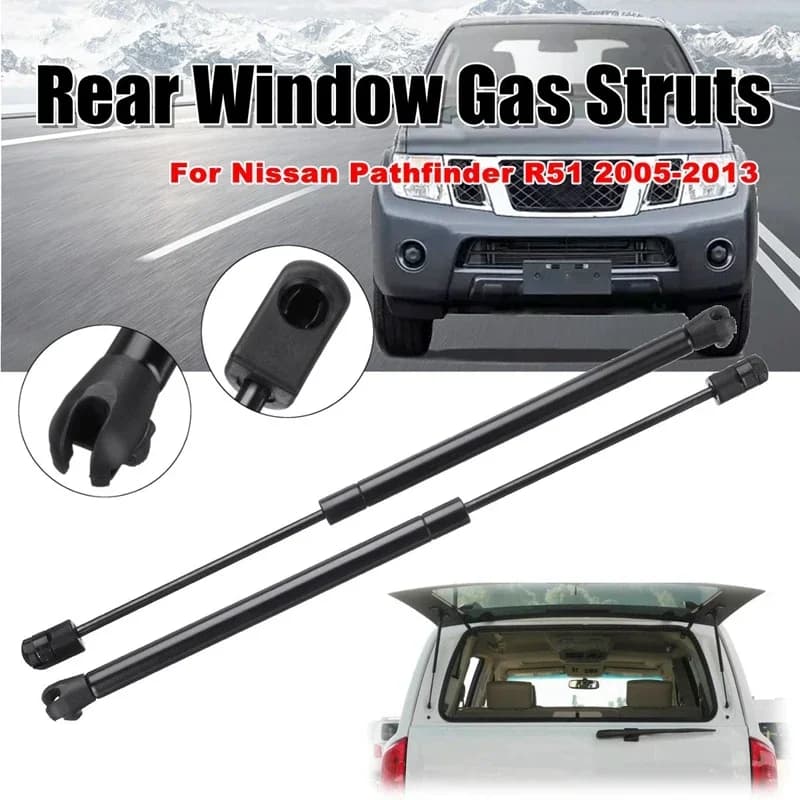 2pcs Rear Window Gas Struts Tailgate Boot Trunk Spring Lift Supports Shock Bars For Nissan Pathfinder RS1 2005-2013