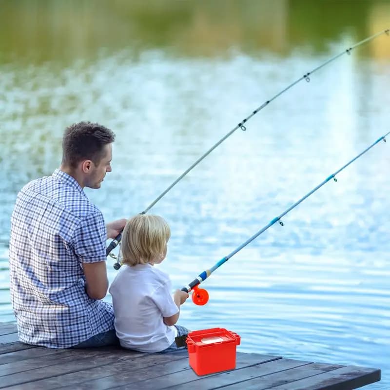 Scatole da pesca in vita all'aperto portapacchi da pesca custodia per attrezzatura da pesca portatile multifunzionale scatola Organizer per attrezzatura da pesca per adulti