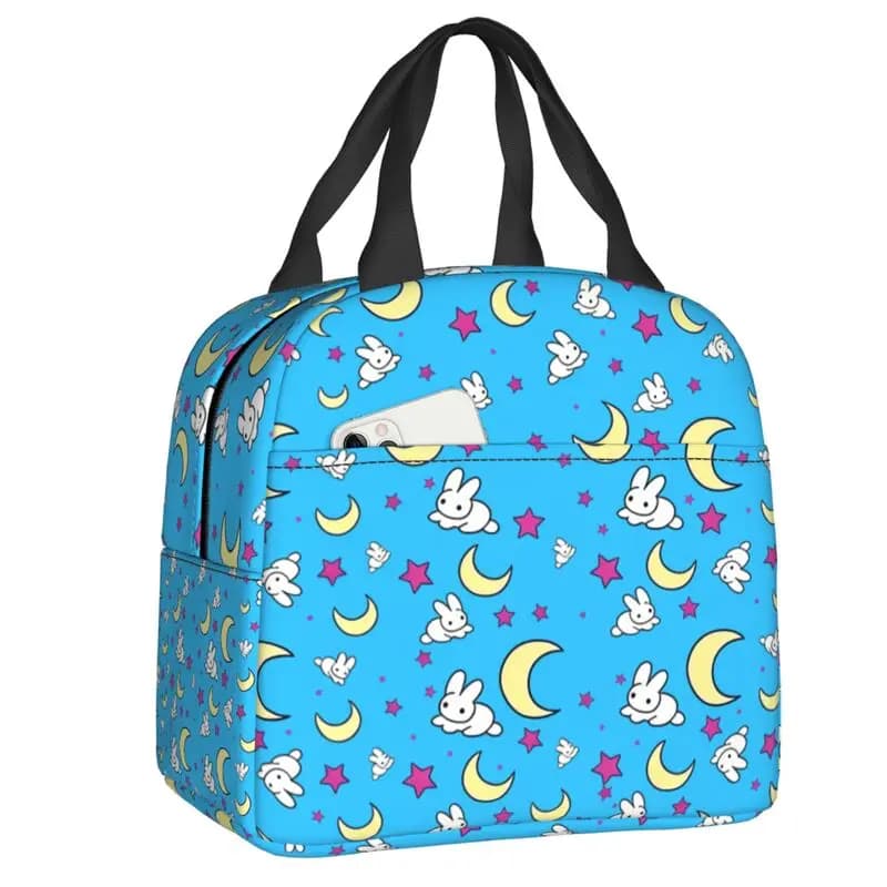 Anime Sailors Moons Lunch Box Borsa termica per il pranzo da donna, a tenuta stagna, termica, isolata, per la scuola, per bambini, riutilizzabile, per picnic