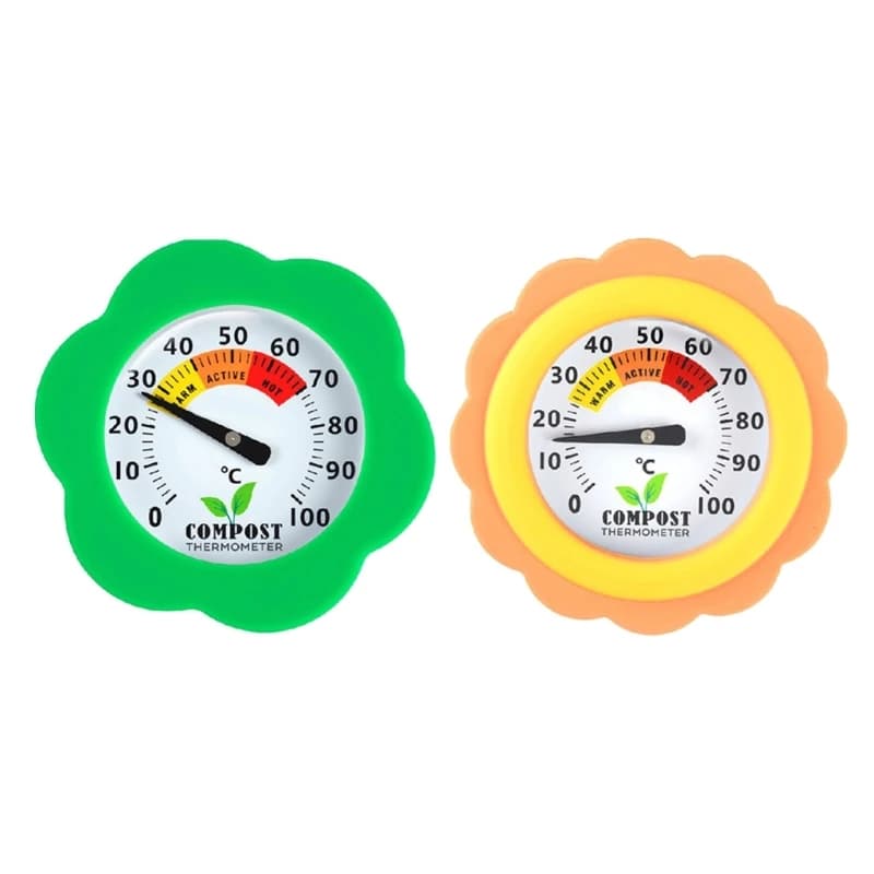 Q22B steel ground thermometers with waterproof design temperature gauge and precision for flower beds