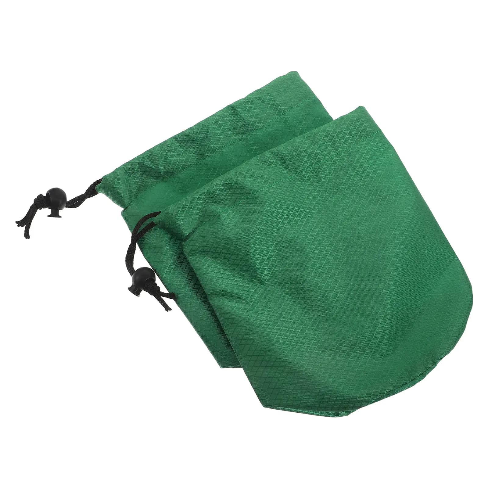 2Pcs Waterproof Nylon Drawstring Sack Outdoor Storage Bag Lightweight Compact Travel Organizer Laundry Dry Pouch for Camping