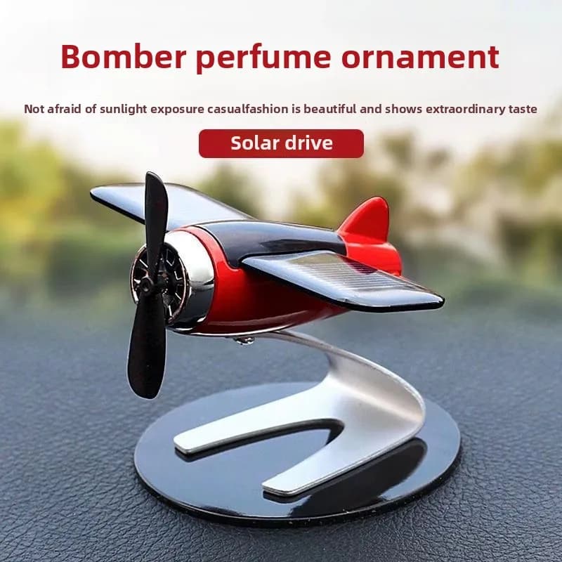 Solar Powered Cars Air Reliable Trim Air Force Decoration Air Force Air Force Airplane Ornaments Deodorant for Perfume environments